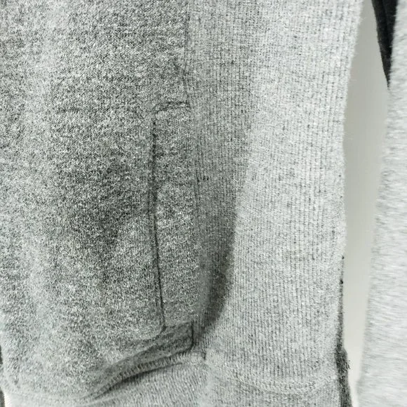 Alo Yoga Gray Mock Neck Zip Up Hoodie Women's Size Small Gray - Picture 5 of 7